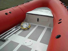 Nafukovací člun - RIB ALU BS  SXV 420 - RED